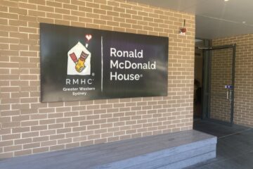 Ronald McDonald House Westmead. Image: Catholic Care Western Sydney and the Blue Mountains.