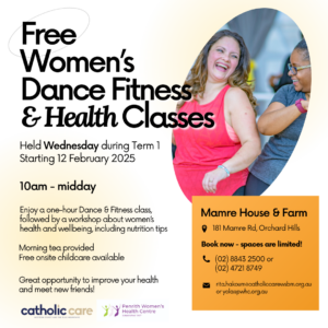 Free women's dance fitness and health classes