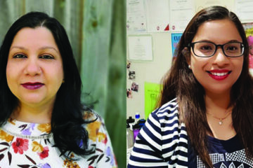 Baulkham Hills Family Day Care educators Afroza Yasmin (left) and Anju Dewangan. Image: Supplied